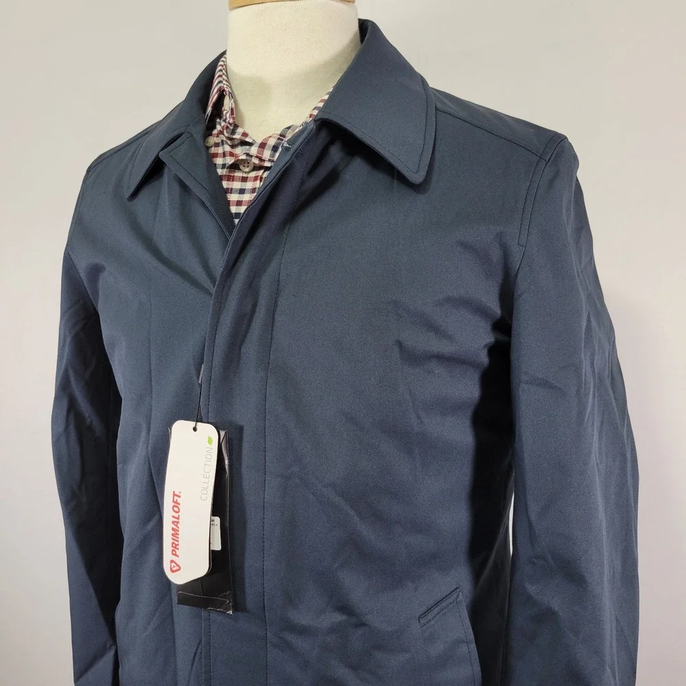 Cardinal Canada 1938 Men's Overcoat Rain Jacket Navy Blue 38R NEW‎